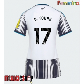 Newcastle United Bazoumana Toure #17 Prima Maglia Femmina 2026-27 Manica Corta
